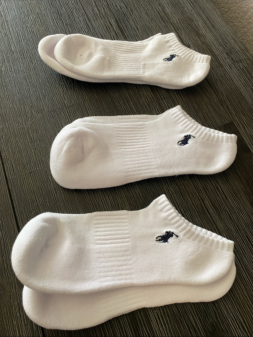 pack of 3 Polo Ralph Lauren Classic Cotton Sport Socks 6-8
